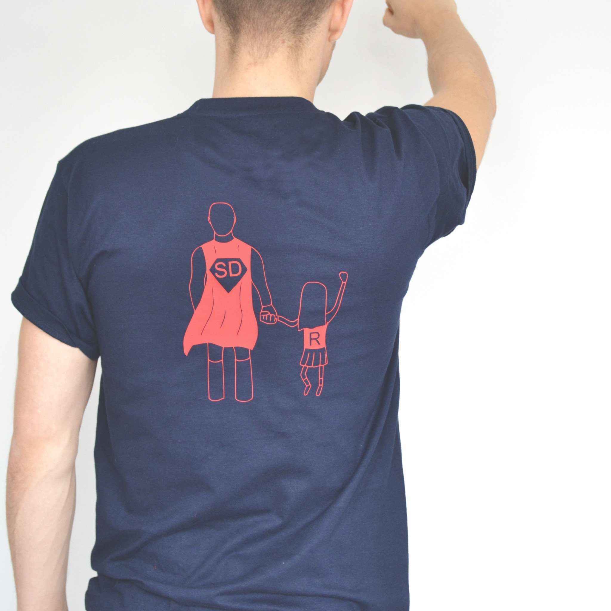 Daddy Bear and His Cubs Personalised T Shirt