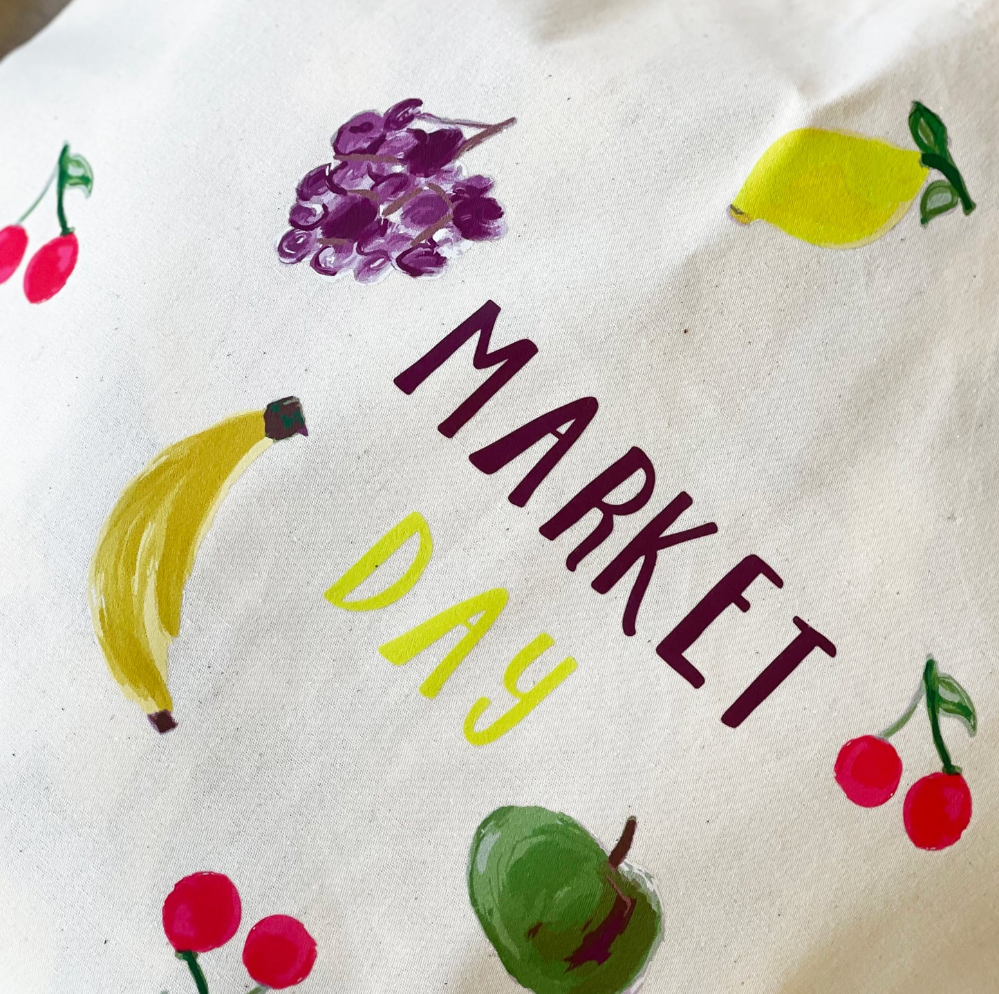 Market Day Fruity Tote Bag