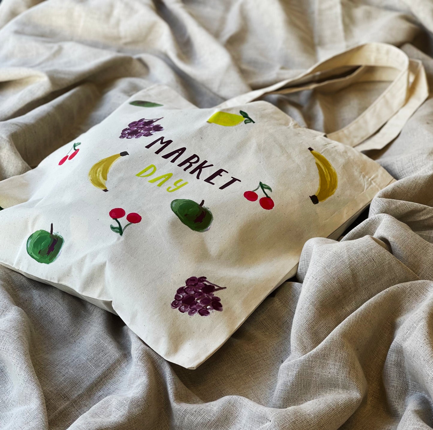 Market Day Fruity Tote Bag