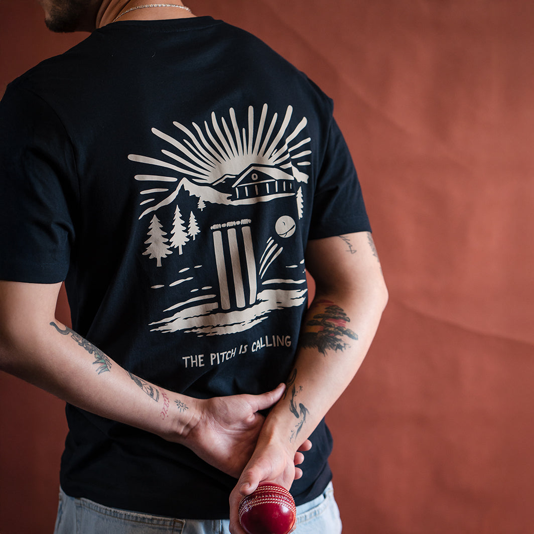 Graphic Cricket Print T-Shirt
