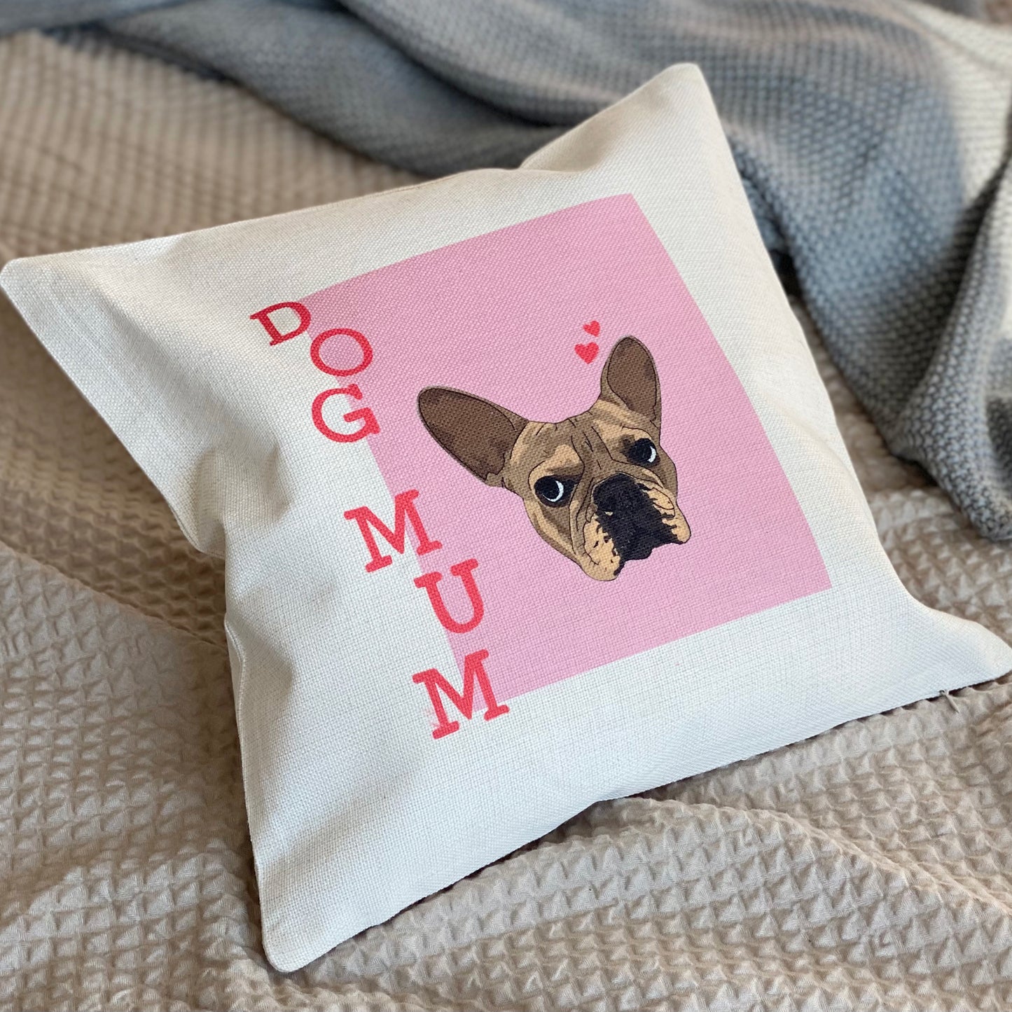 Colourful Dog Parent Cushion