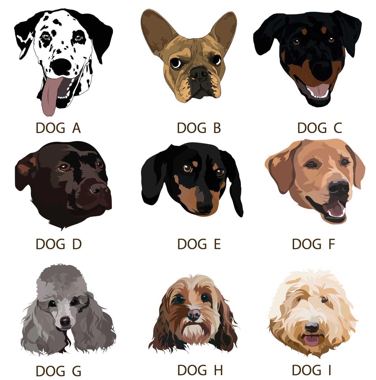 Colourful Dog Parent Cushion