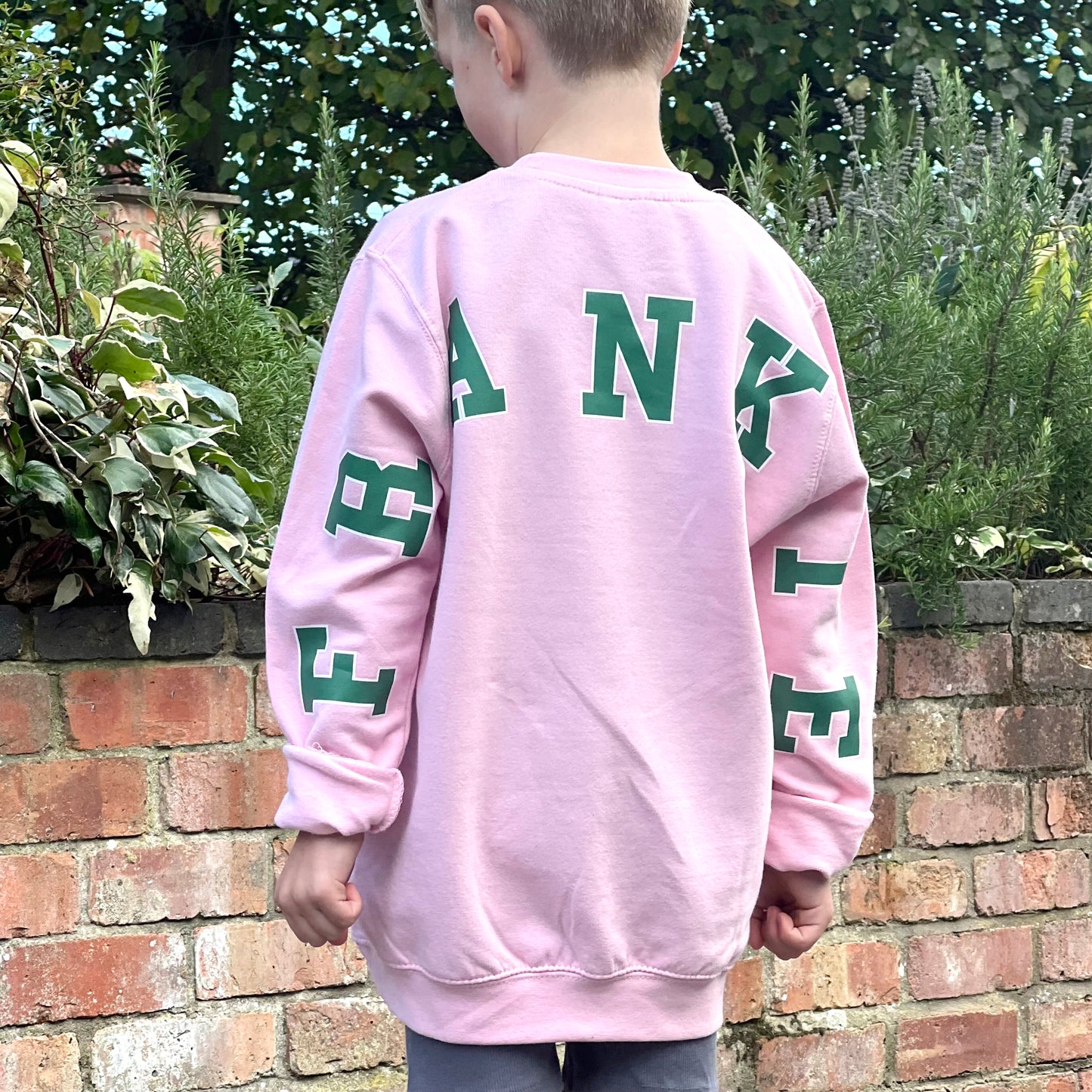 Personalised Extra Large Varsity Name Jumper