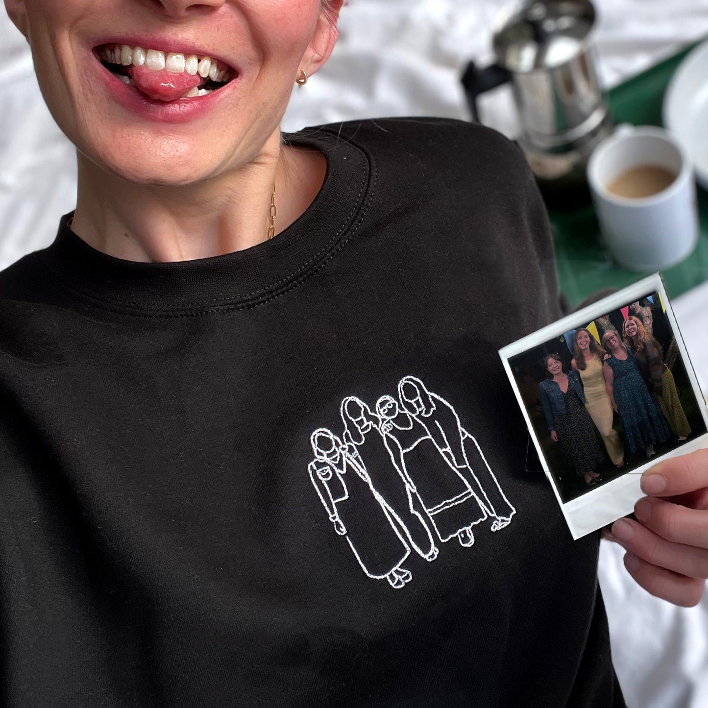 Your Photo Embroidered Sweatshirt