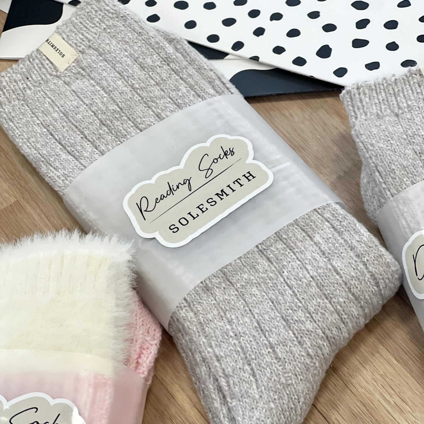 Wrapped Reading Socks For Book Lovers