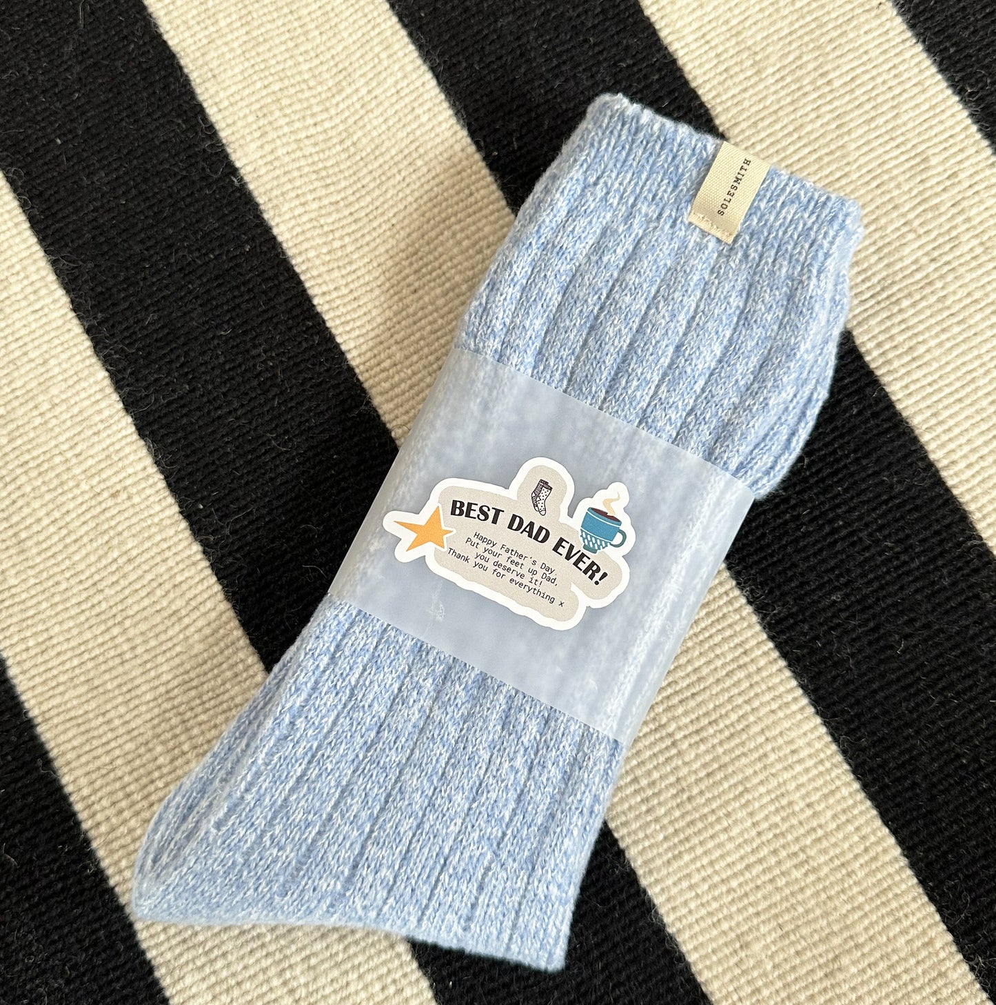 Wrapped Best Dad Ever Father's Day Gift Socks
