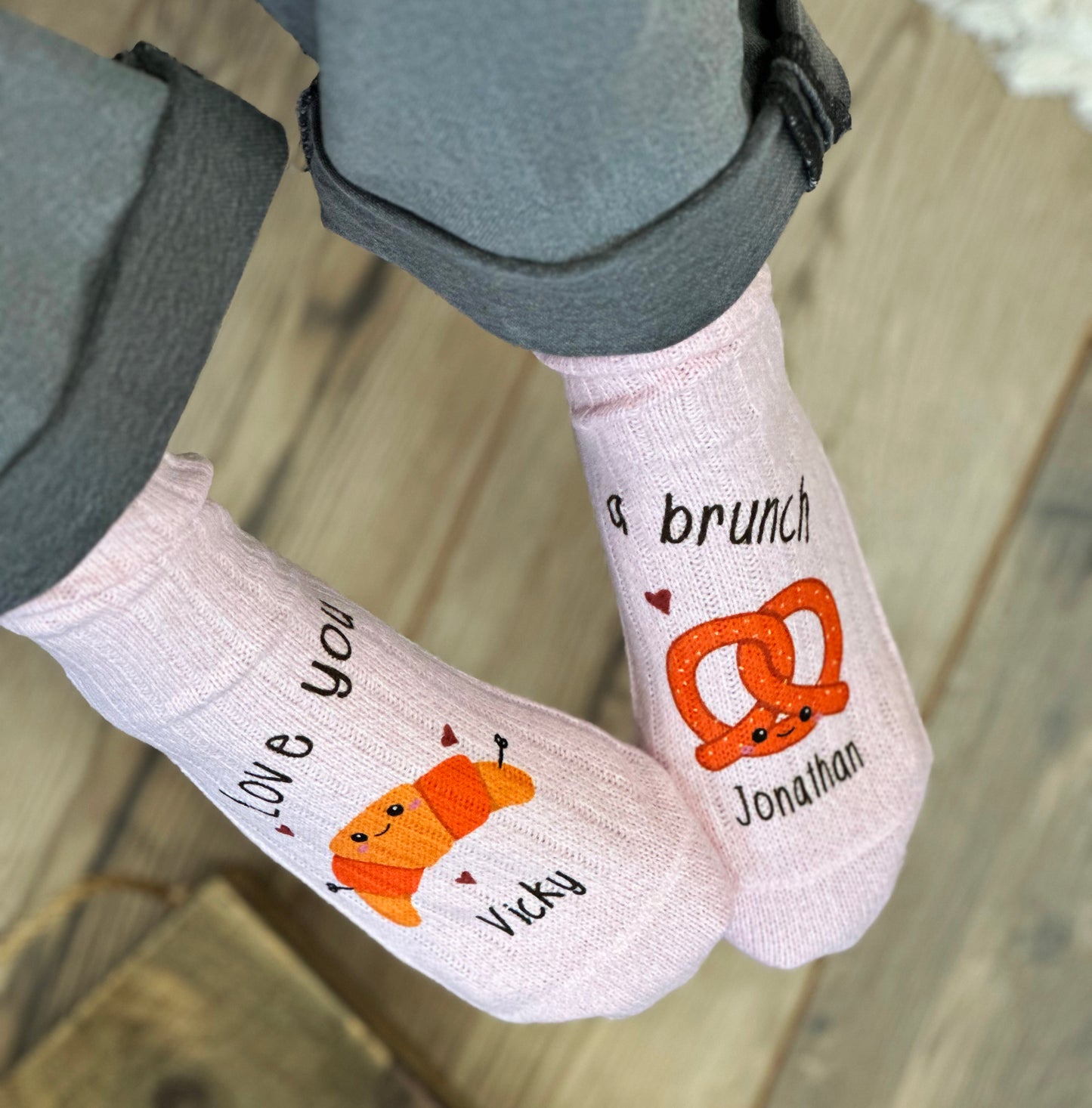 Brunch Lovers Personalised Snug Socks