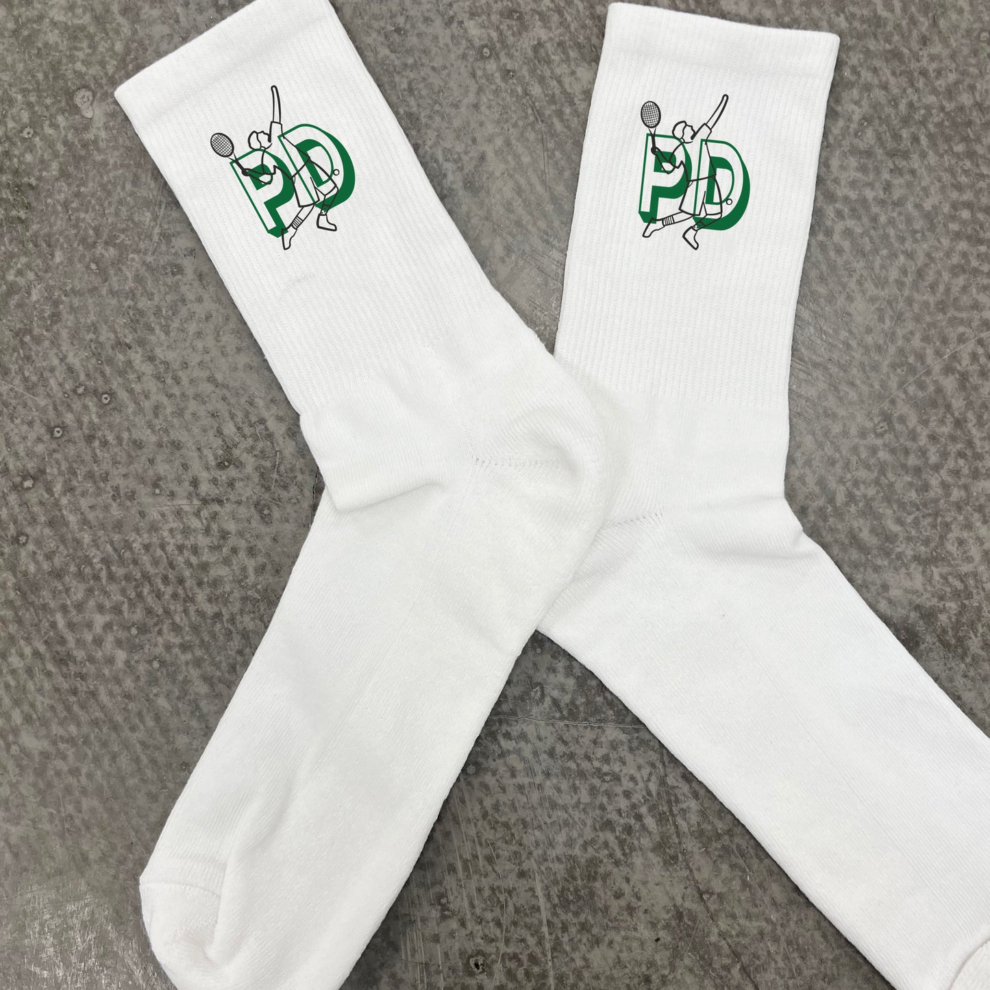 Monogram Tennis Crew Socks