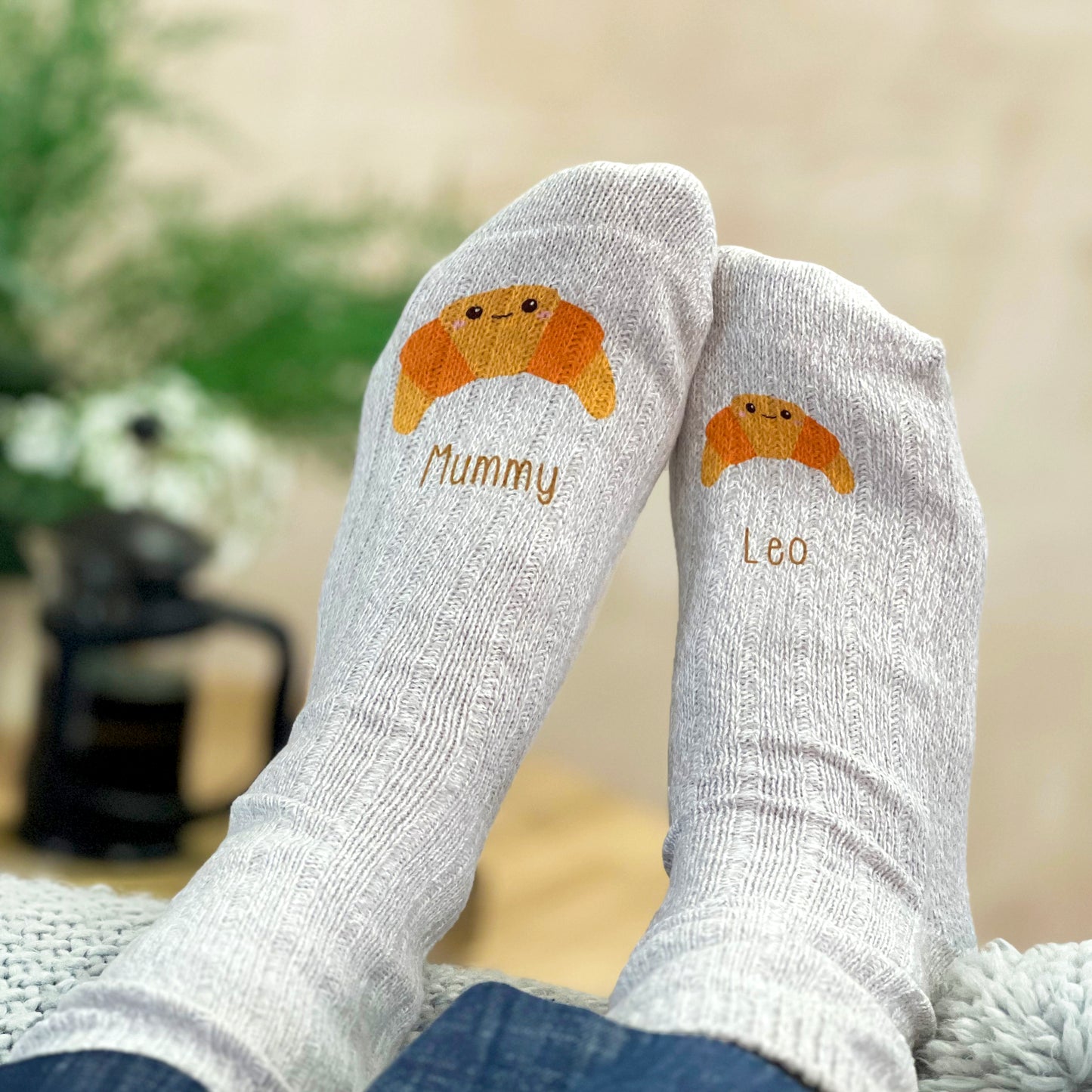 Mummy And Me Croissant Snug Socks