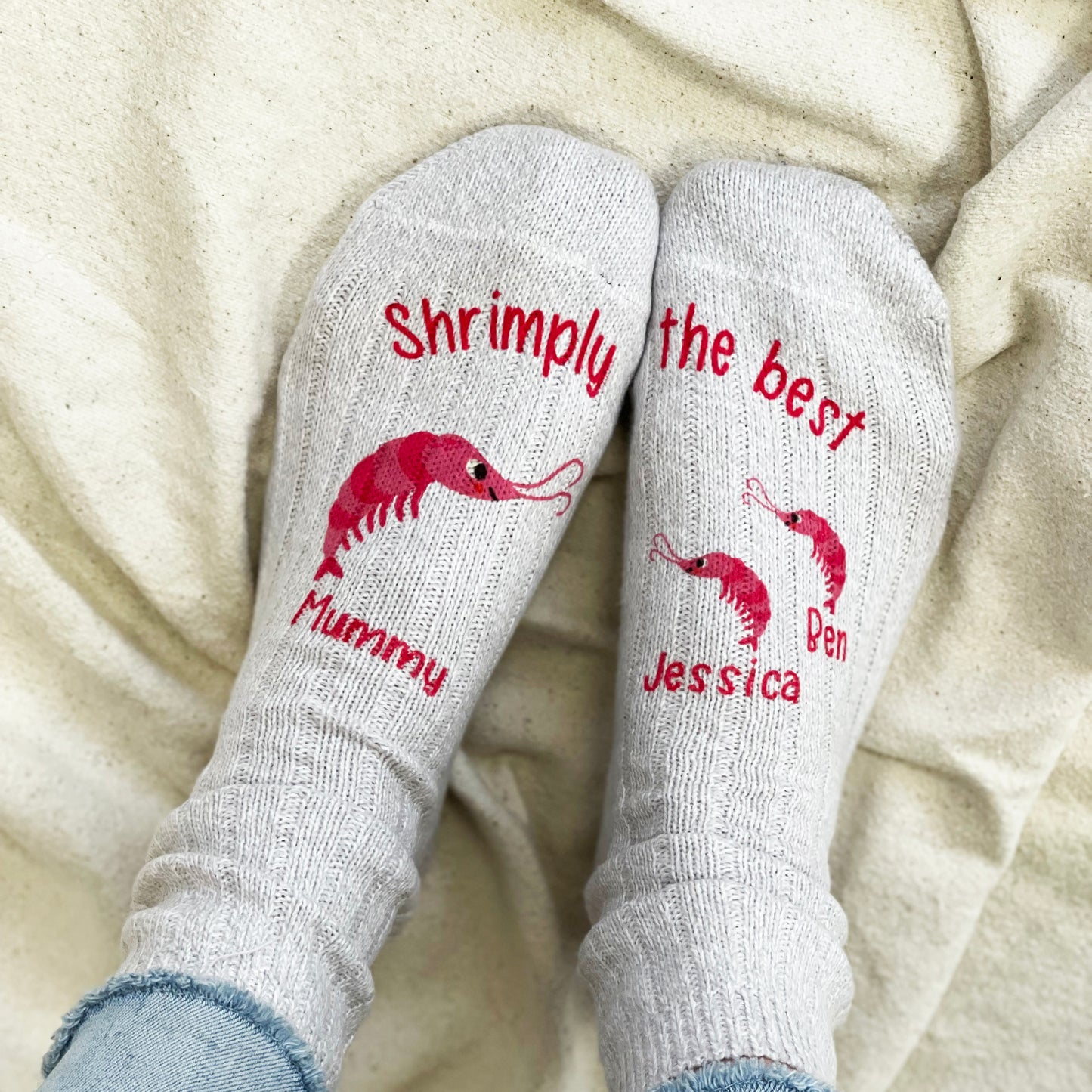 Mummy And Me Shrimpley The Best Snug Socks