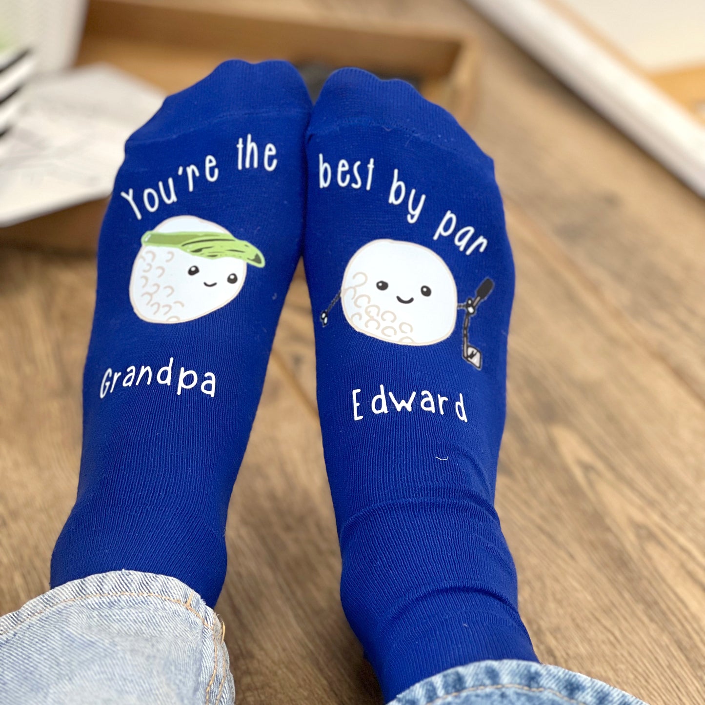 Me and You Golf Personalised Socks