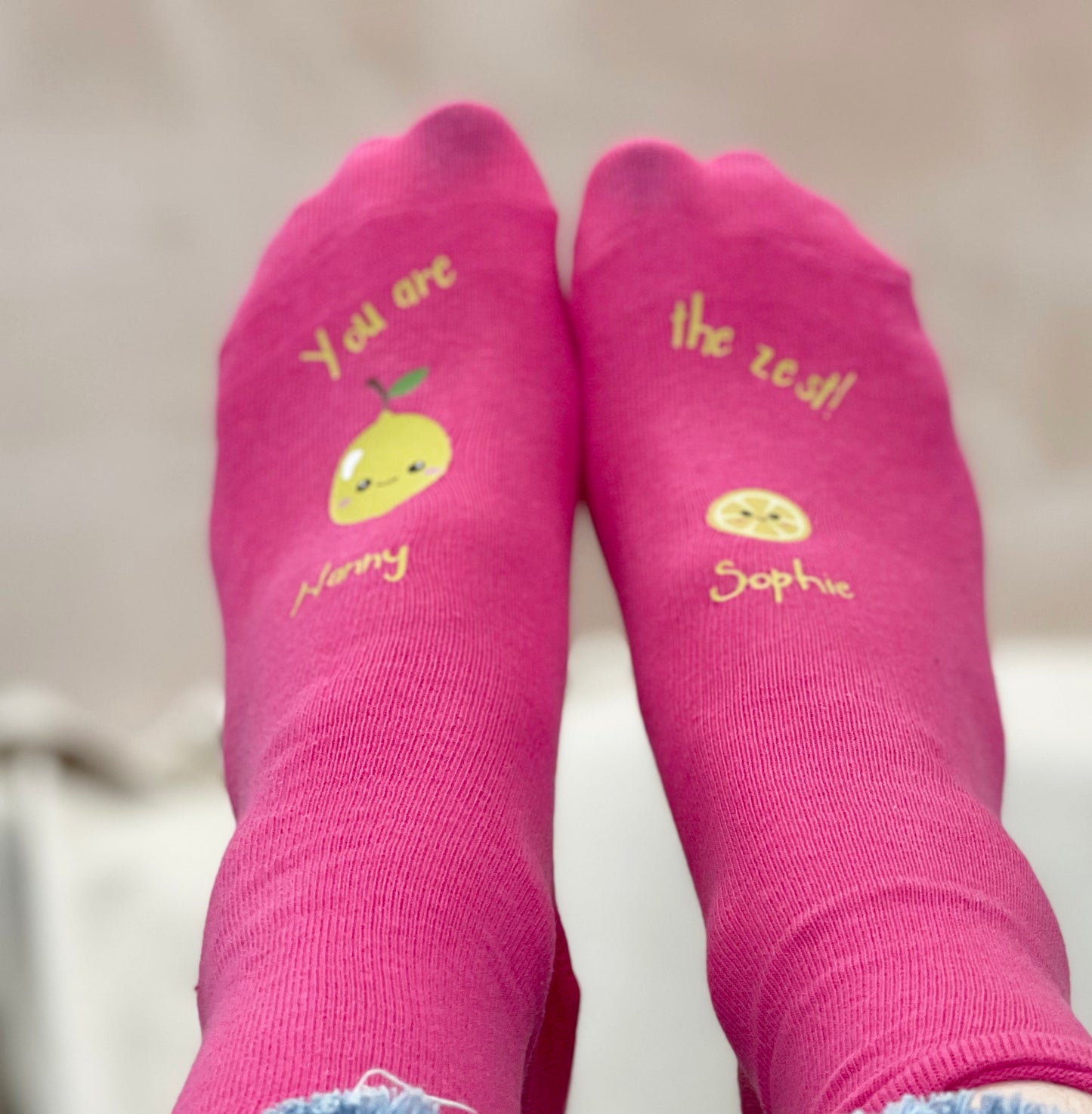 You Are The Zest Personalised Mother's Day Gift Socks