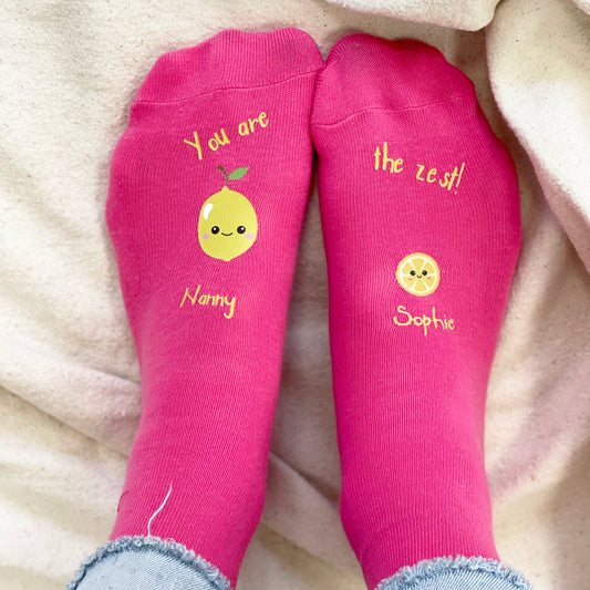 You Are The Zest Personalised Mother's Day Gift Socks