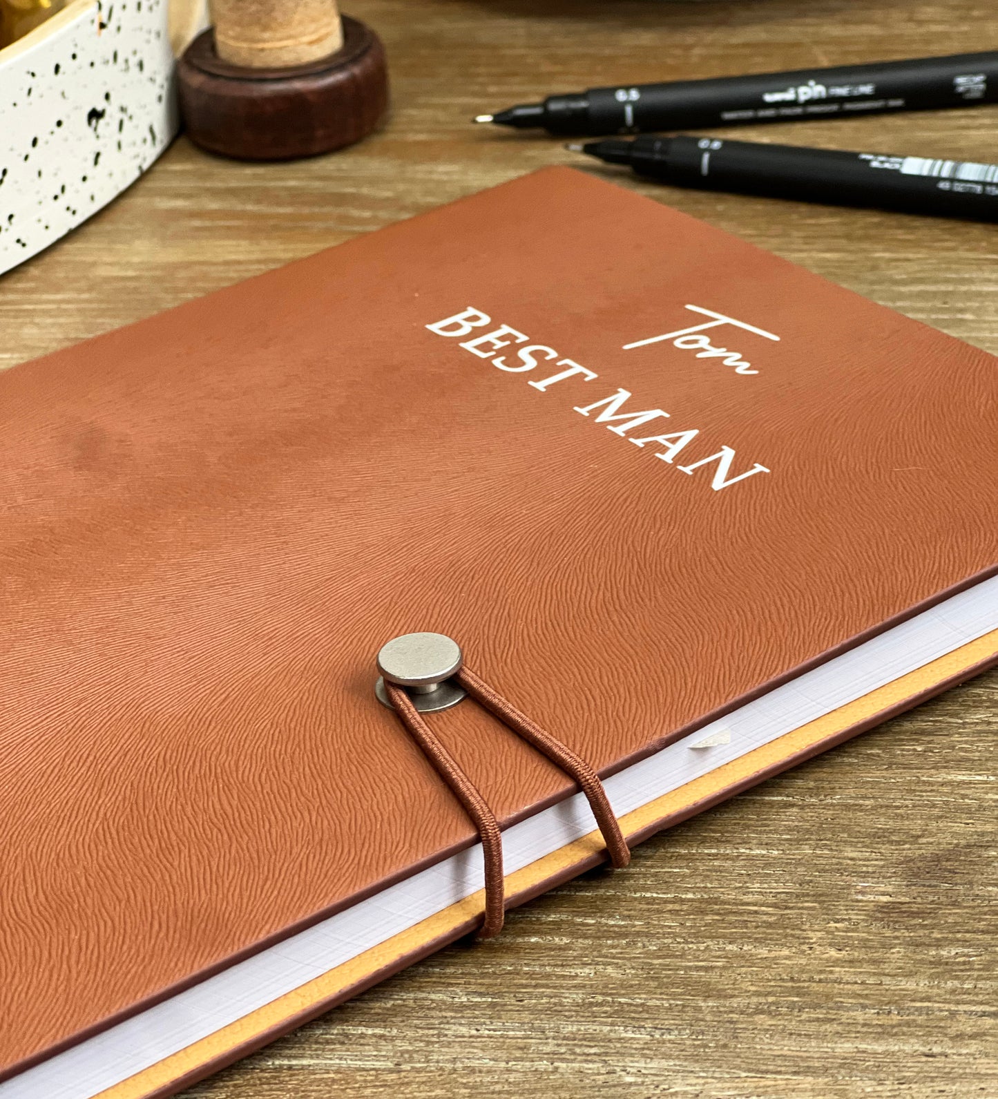 Best Man Personalised Notebook