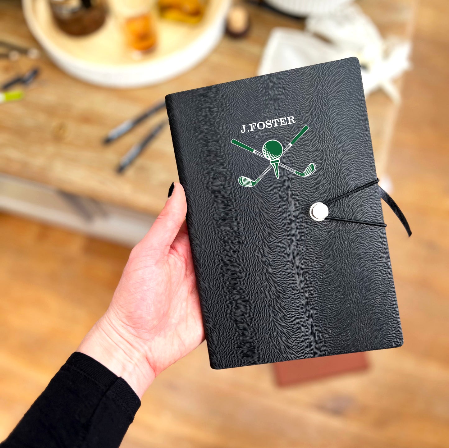 Personalised Golf Notebook