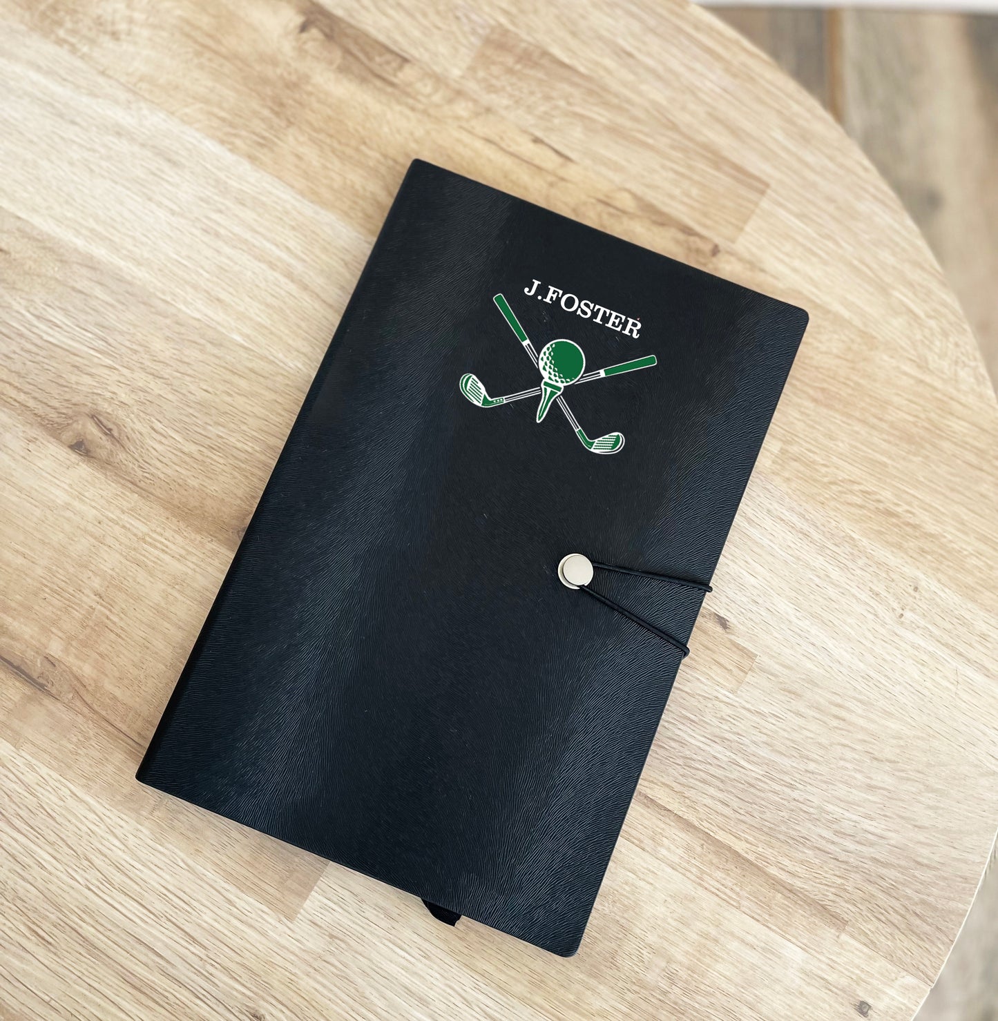 Personalised Golf Notebook