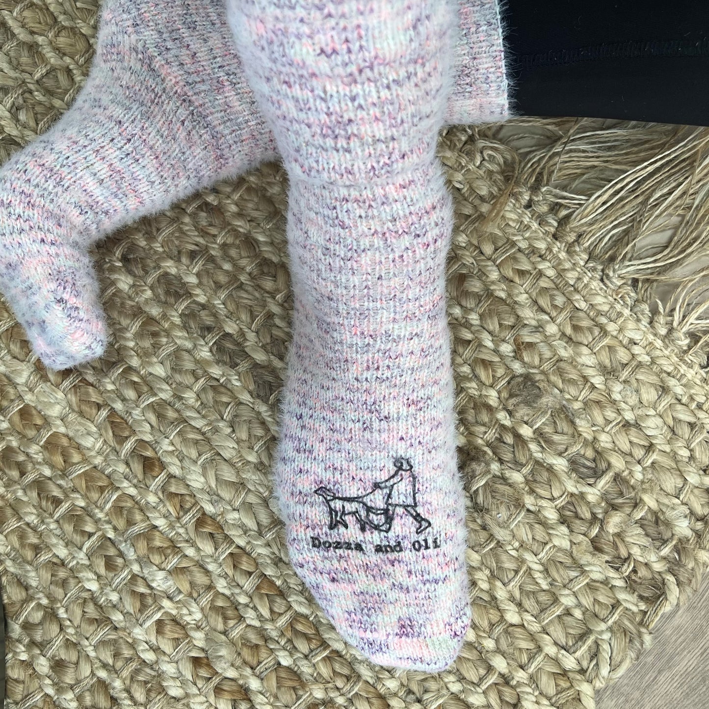 Dog And Owner Personalised Walking Socks