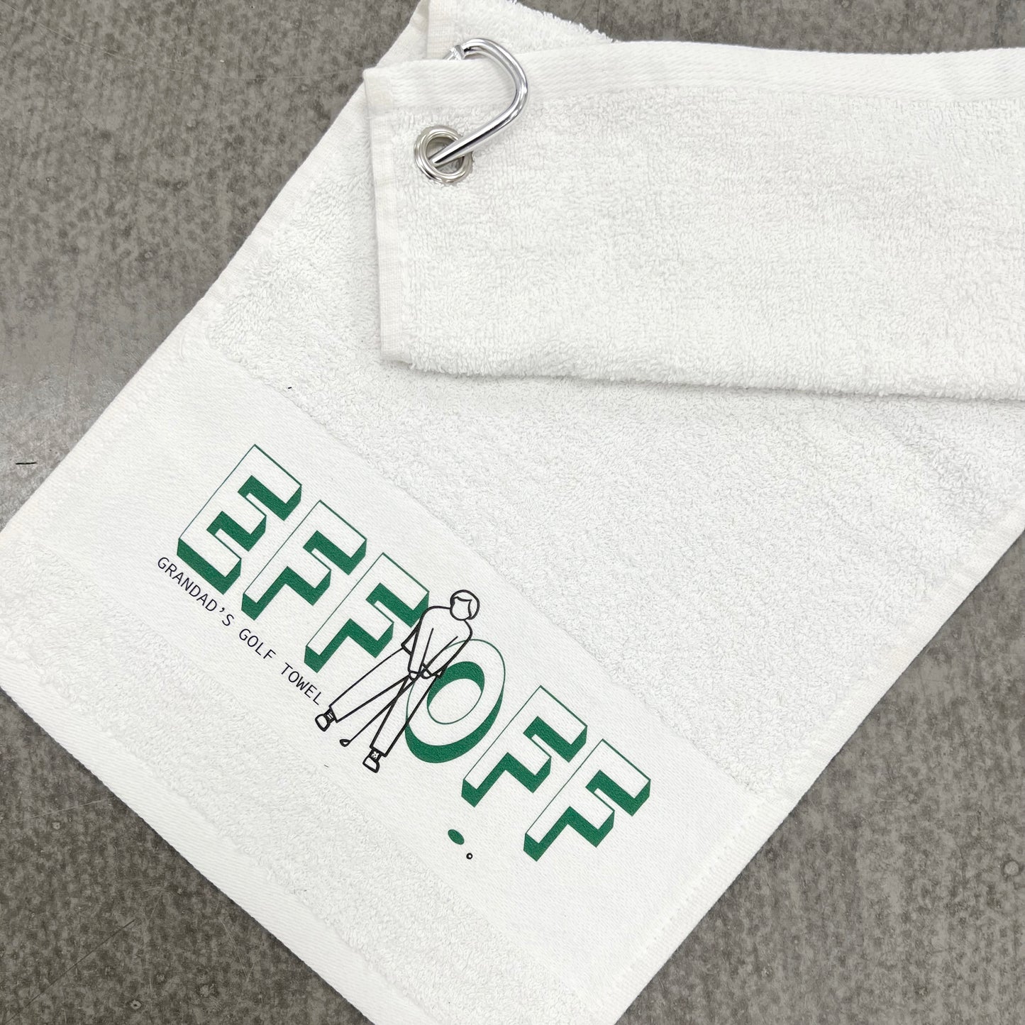 Eff Off Personalised Golf Towel