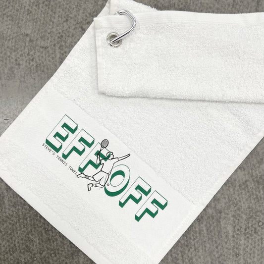 Eff Off Personalised Tennis Towel