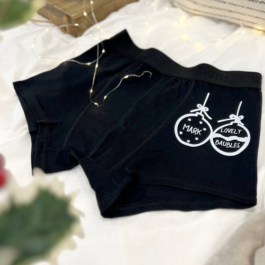 Nice Baubles Cheeky Christmas Underwear