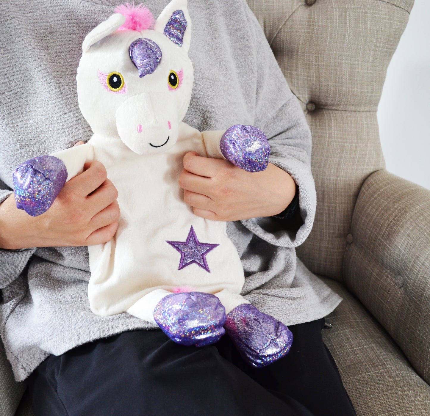 Personalised Unicorn Hot Water Bottle