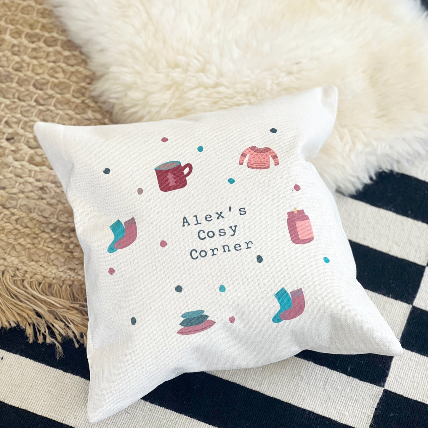 Cosy Corner Personalised Cushion