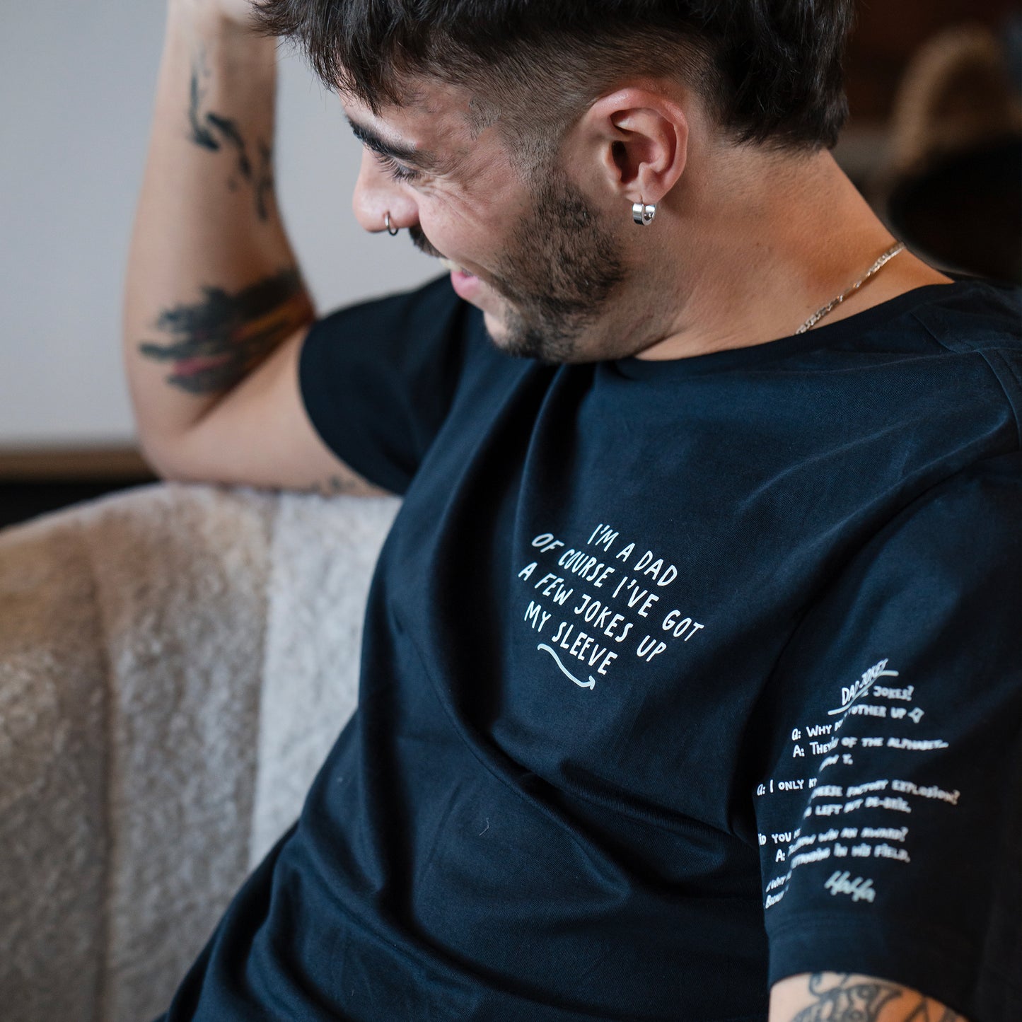 Dad Jokes up my sleeve personalised T-Shirt