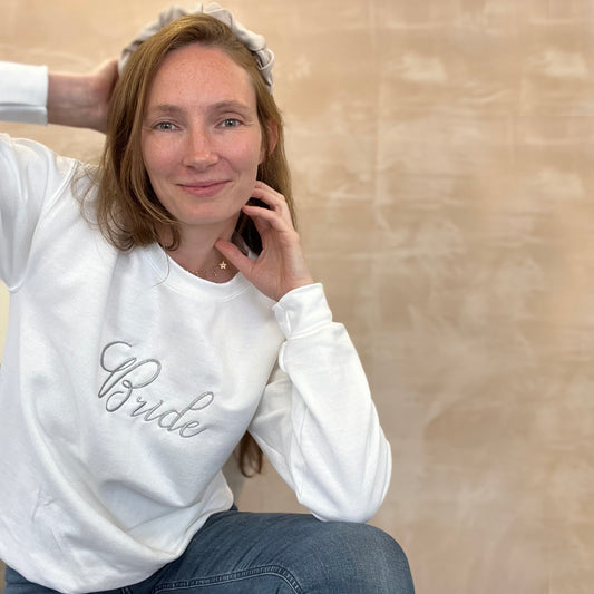 Glitter Bride Wedding Sweatshirt