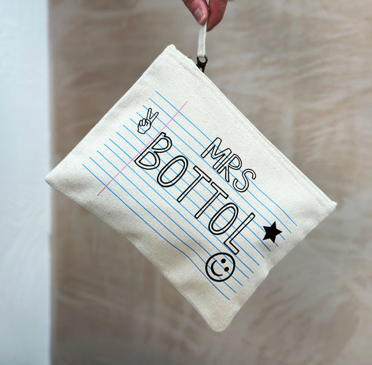 Teacher's Gift Doodle Pencil Case