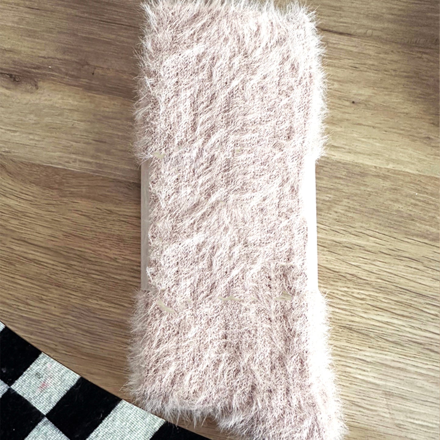 Wrapped Fluffy You Go Girl Sequin Gift Socks