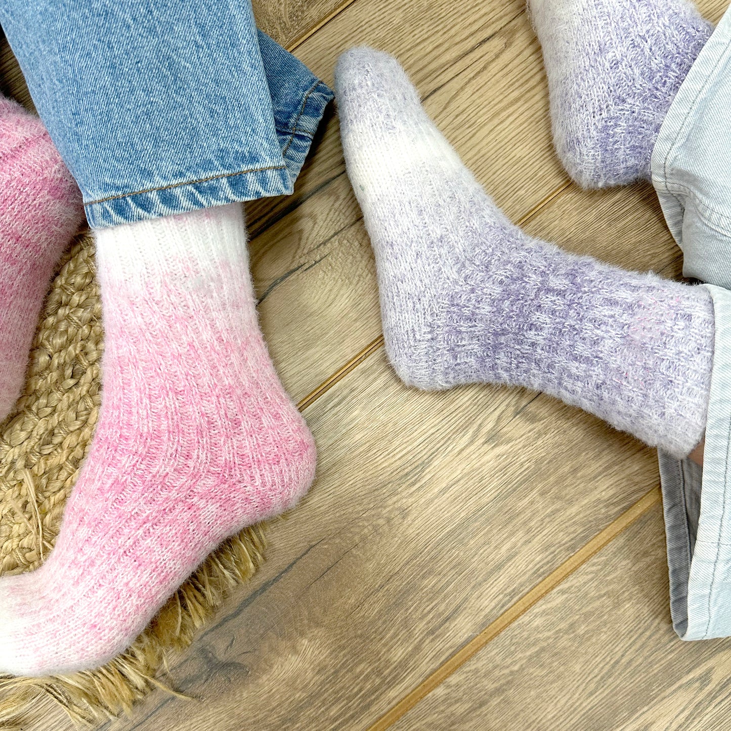 Wrapped Ombre Bed Socks Gift