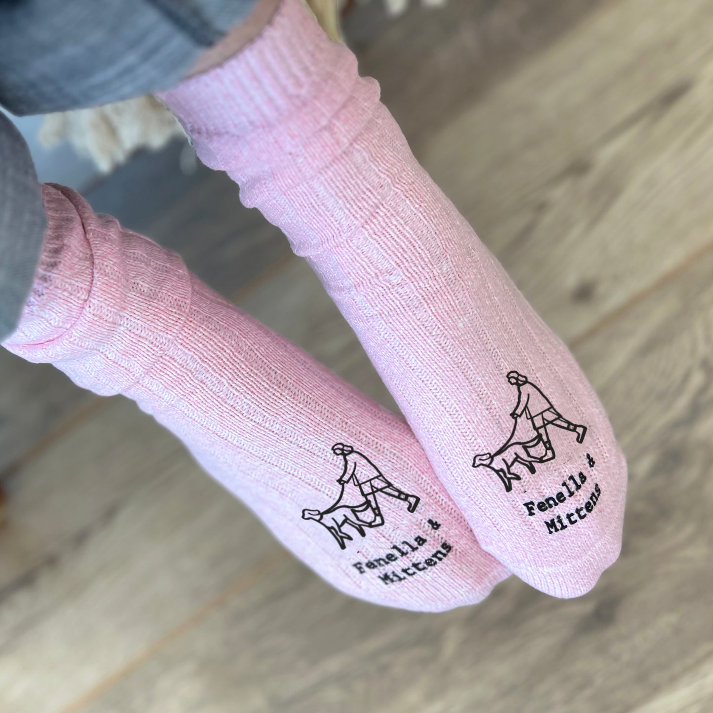 Dog And Owner Personalised Walking Socks