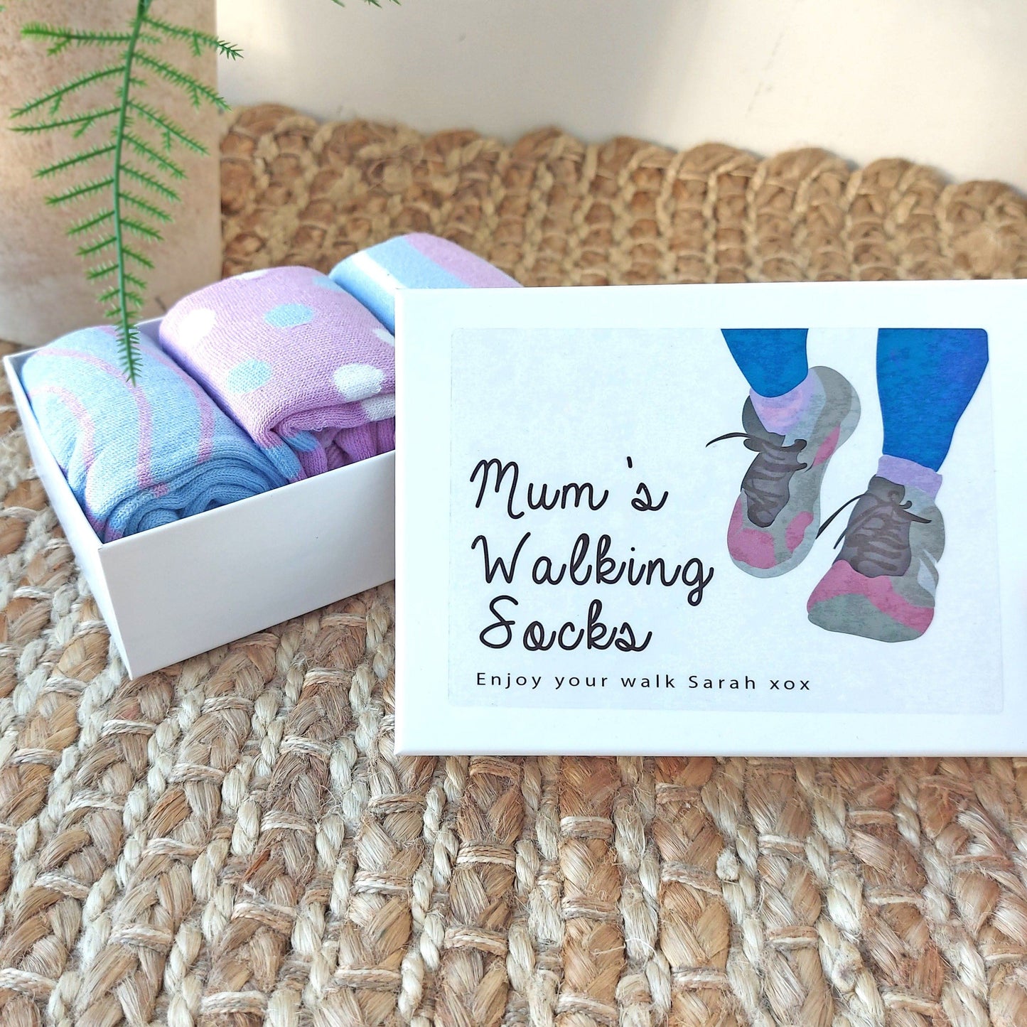 Mum's Walking Socks in a Box