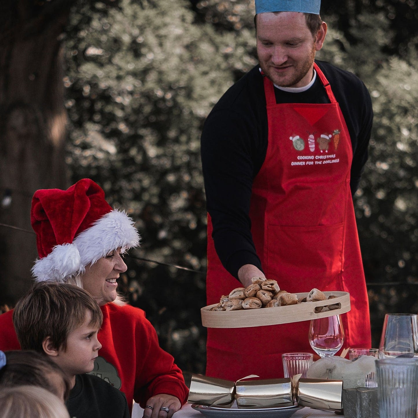 Christmas Dinner Personalised Apron