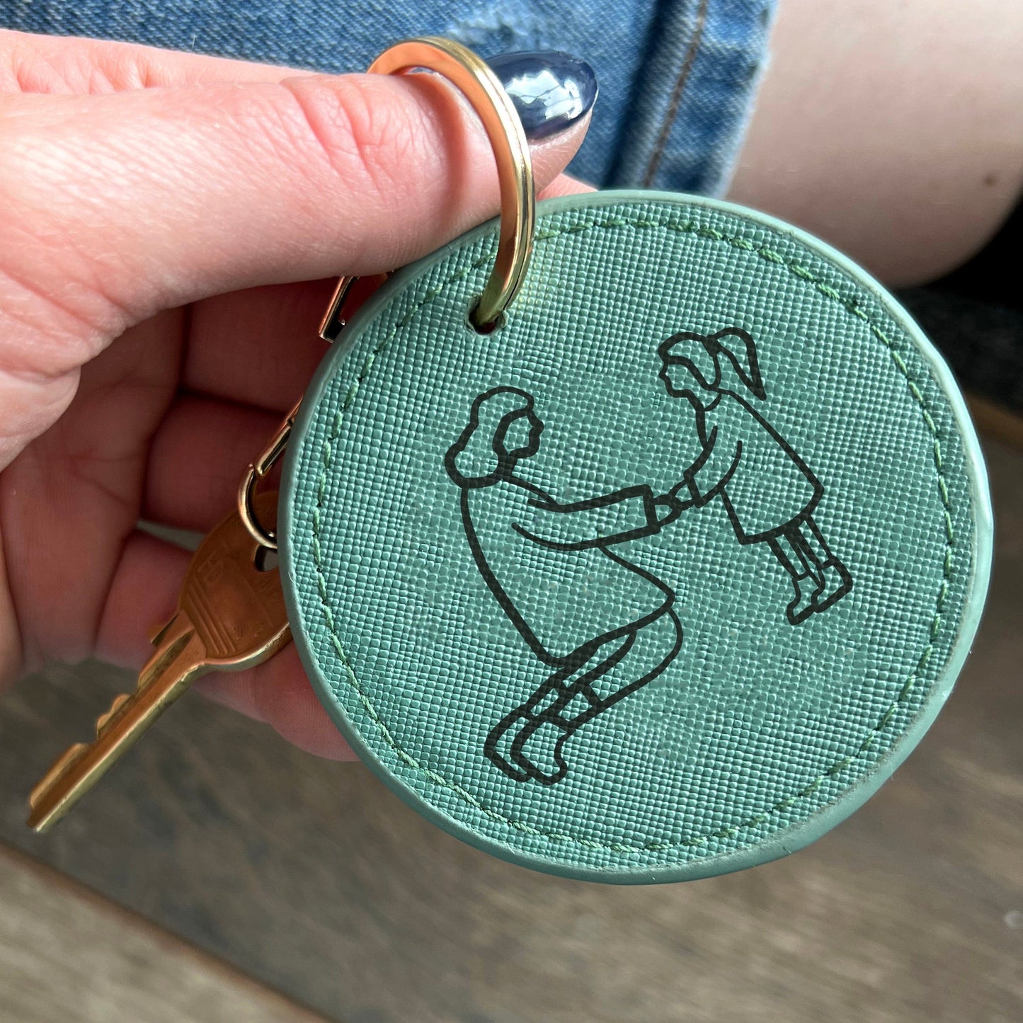 Mummy And Me Handwriting Keyring