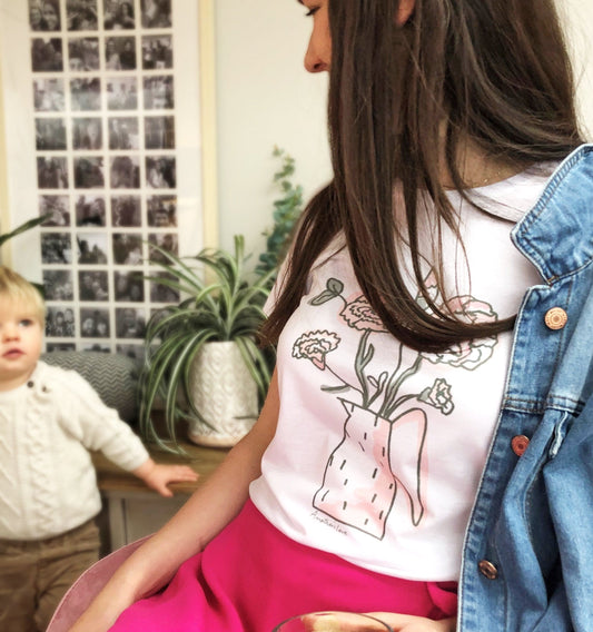 Personalised Mother's Love Floral T Shirt, t-shirt, - ALPHS