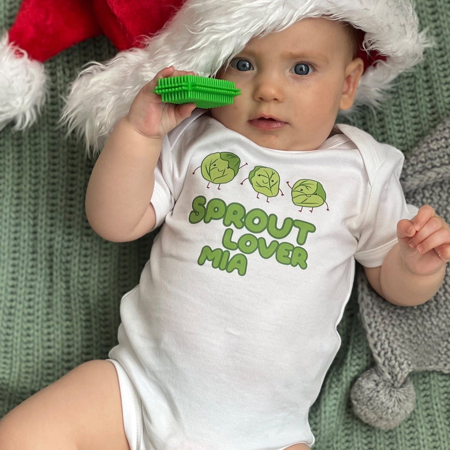 Sprout Lover Personalised Baby Grow