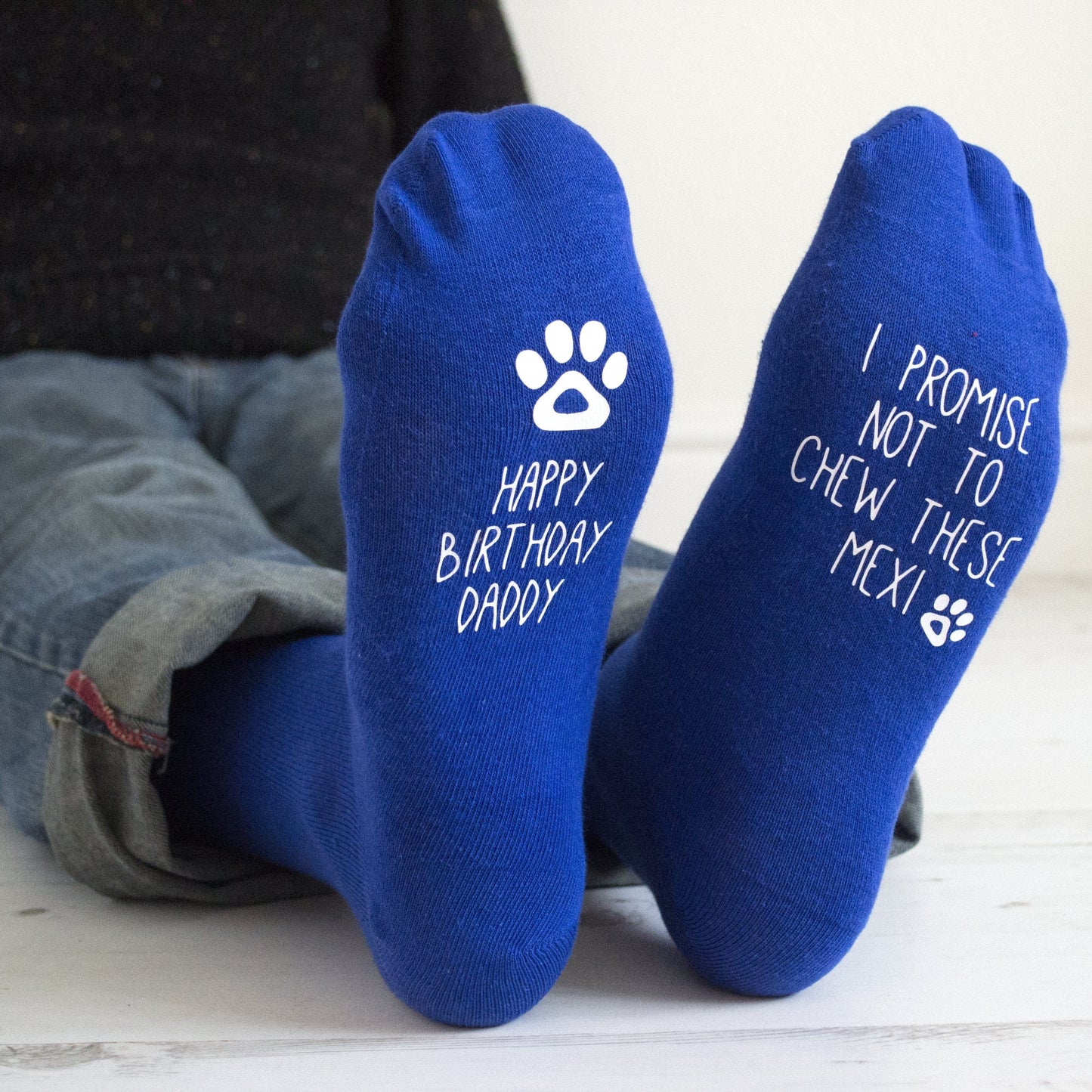 Personalised Birthday Socks From The Dog, socks, - ALPHS