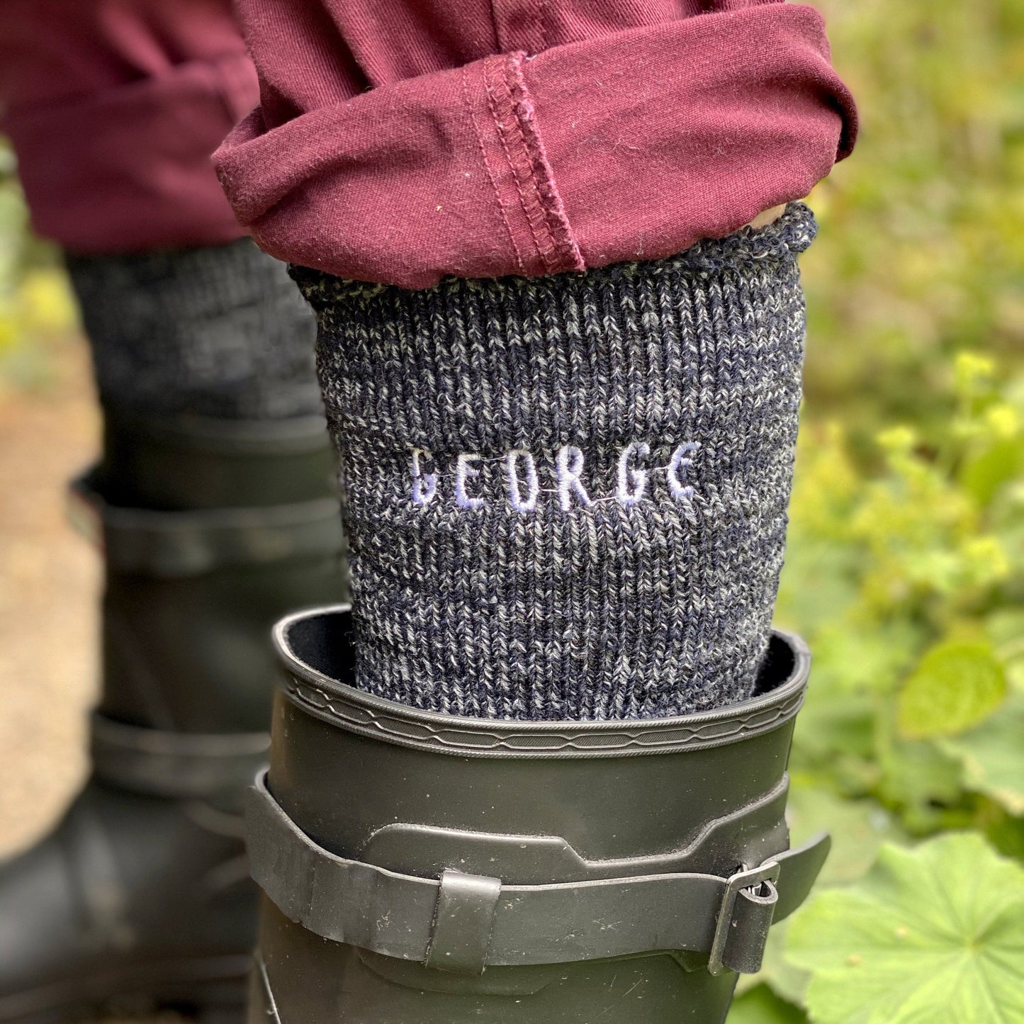 Personalised Men's Welly Socks