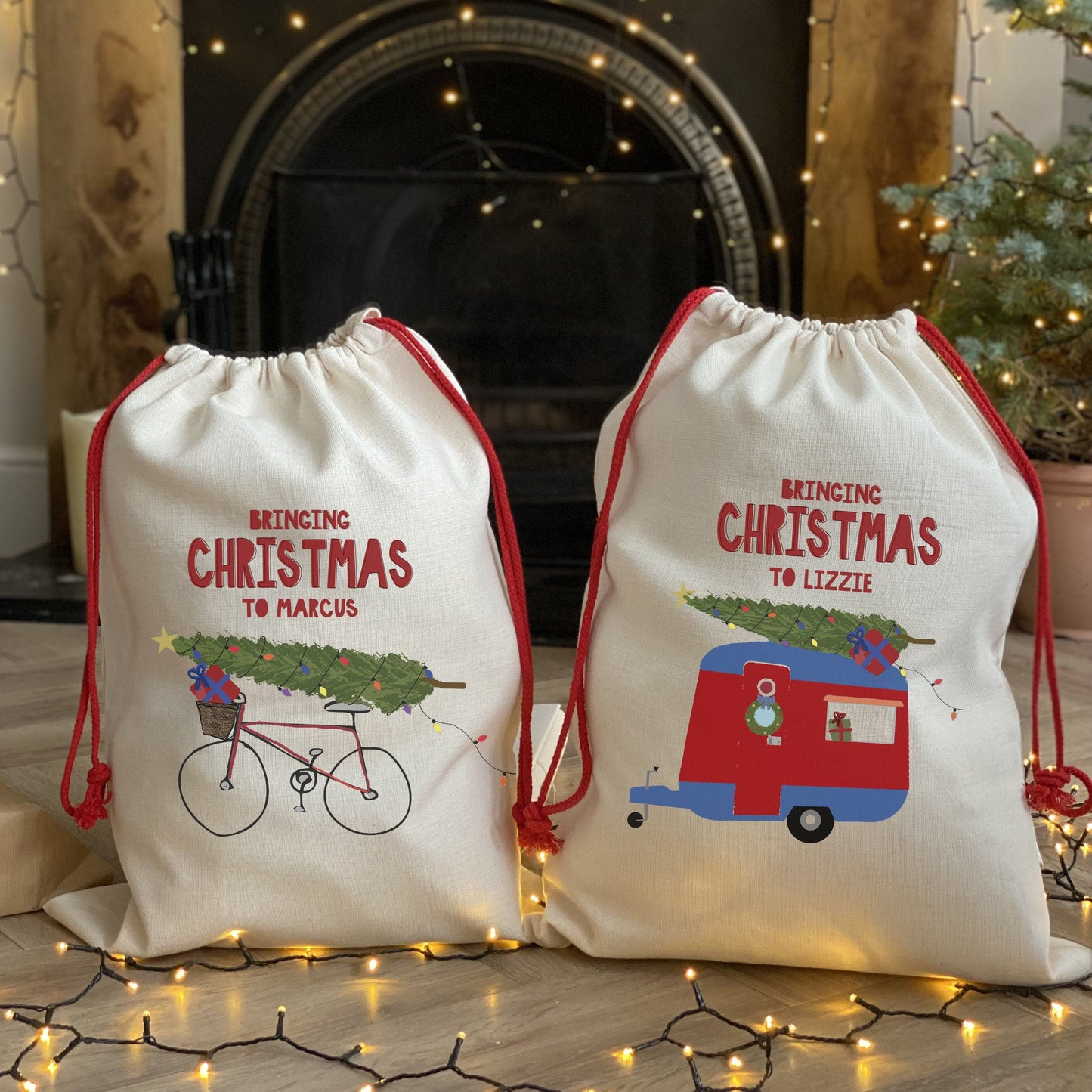 Bringing Christmas Personalised Christmas Sack