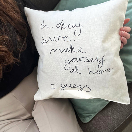 Yeah sure make yourself at home cushion