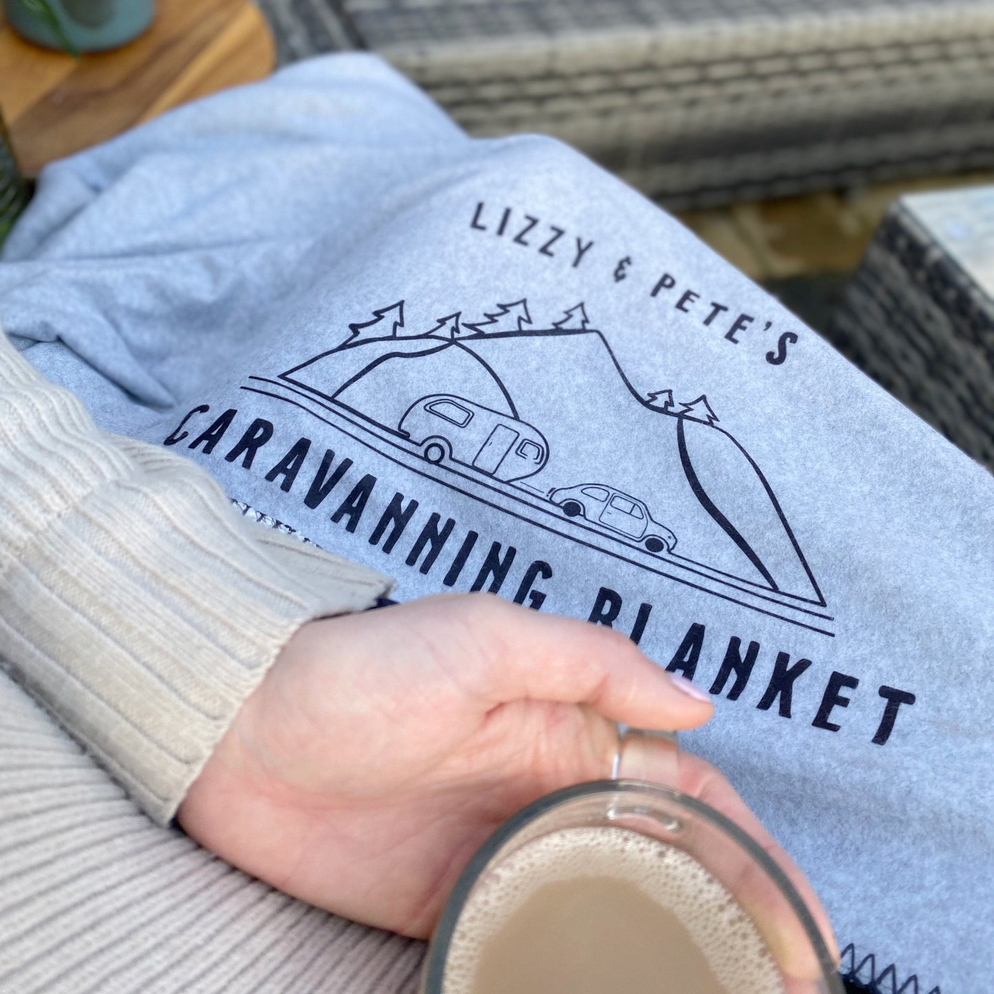 Personalised Caravan Blanket
