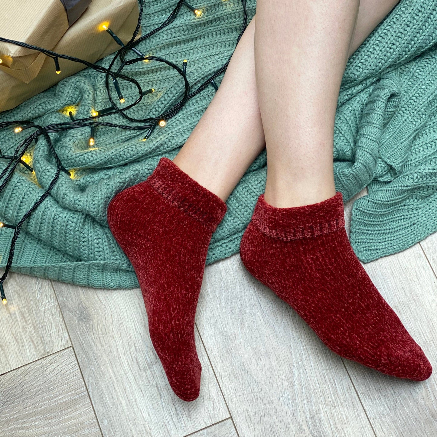 Chenille Slipper Socks