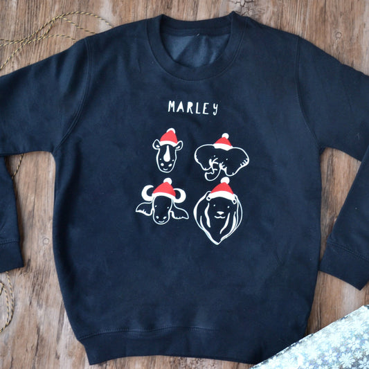 Christmas Children's Safari Jumper