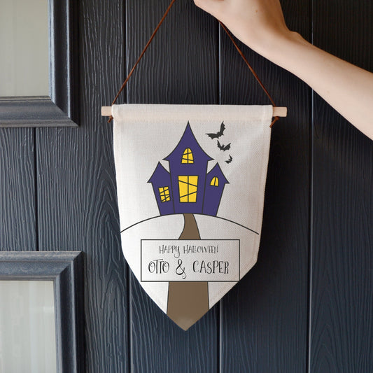 Children's Haunted House Personalised Banner