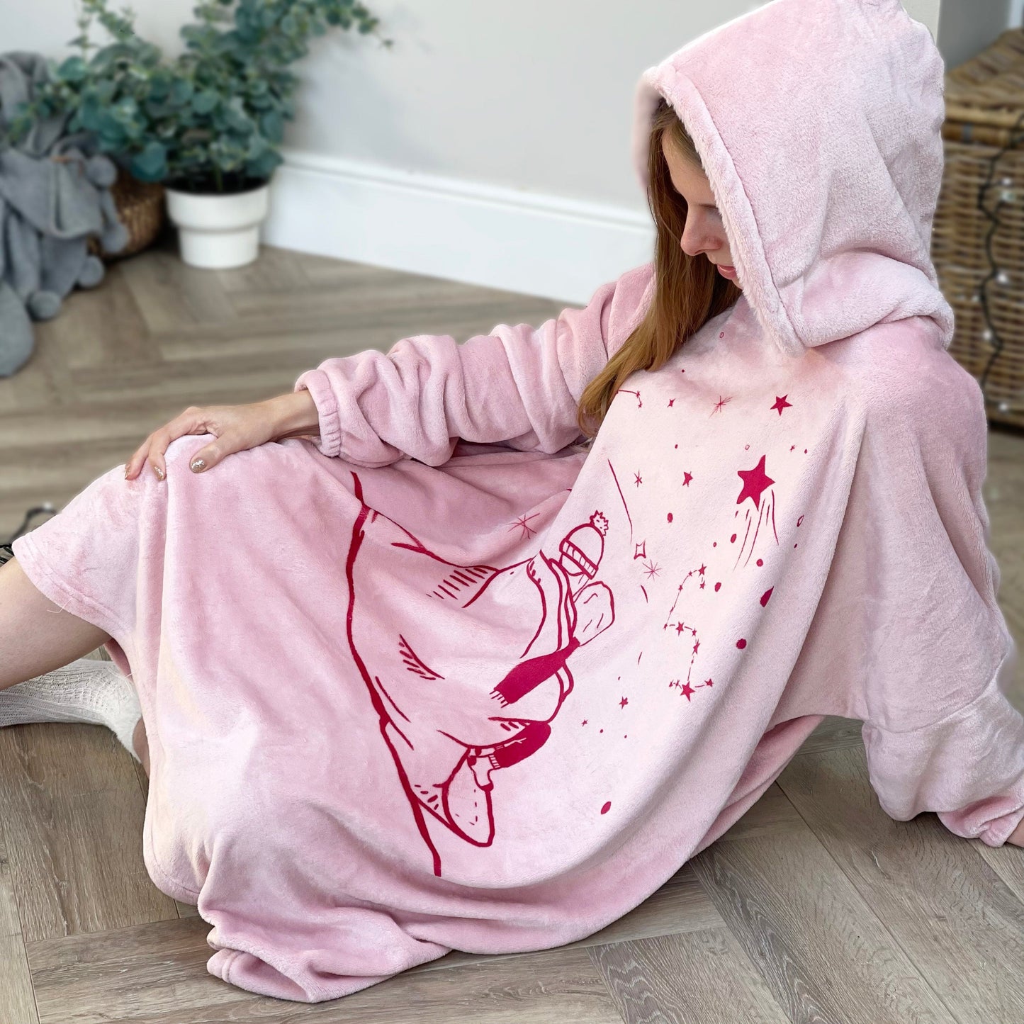 Stargazing Star Sign Blanket Hoodie