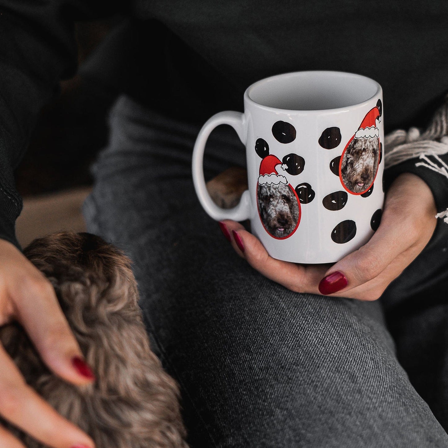 Personalised Pet Photo Christmas Mug