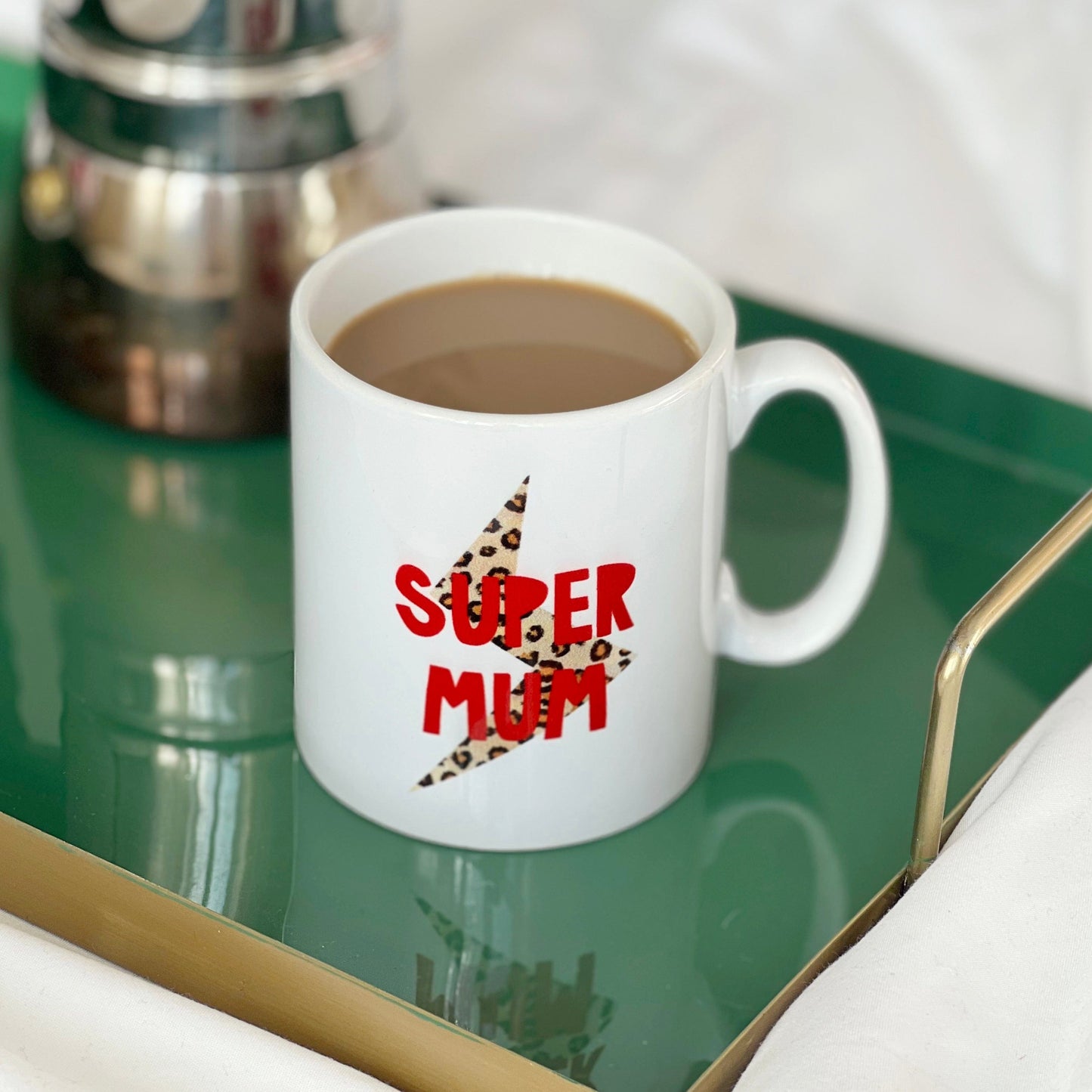 Super Mum Leopard Print Mug