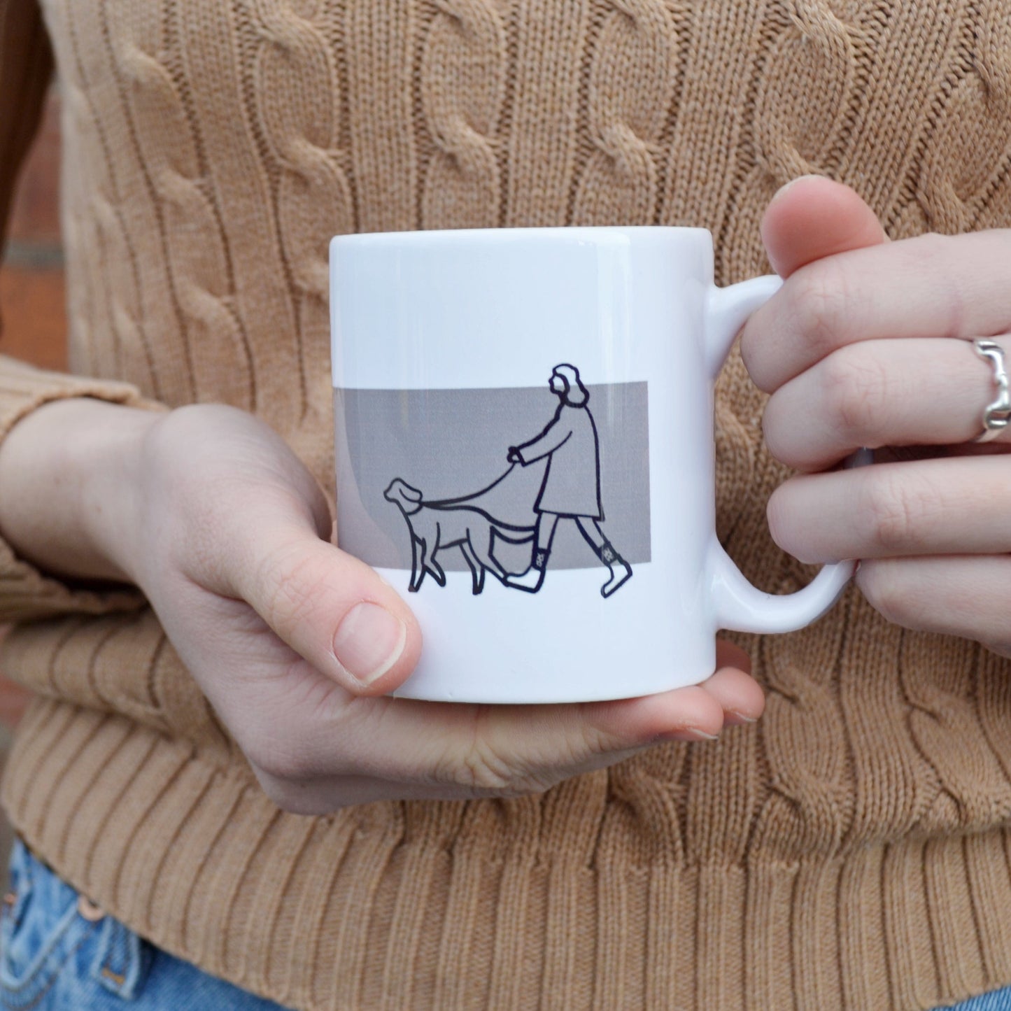 Dog Walking Personalised Mug