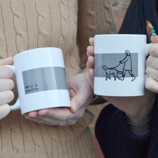 Dog Walking Personalised Mug